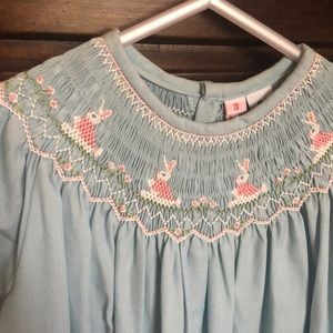 Smocked Easter Bunny Dress 3